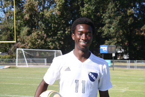 Senior Charles Basse is East Meck's new record holder for total goals in his high school career.