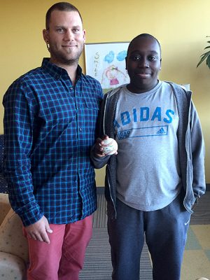 English teacher Brian Zurhellen donated a kidney to East Meck graduate Christian Dunbar.