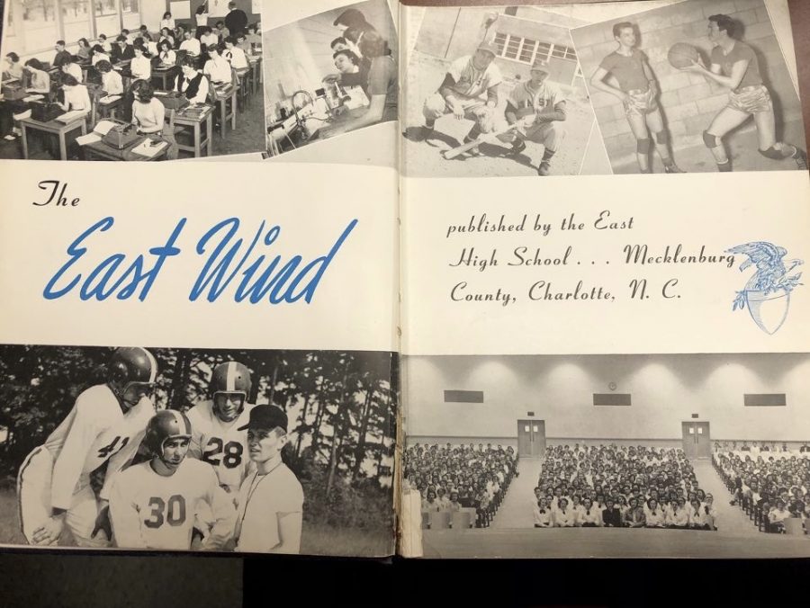 Front page of the first addition of the East Wind yearbook, 1951